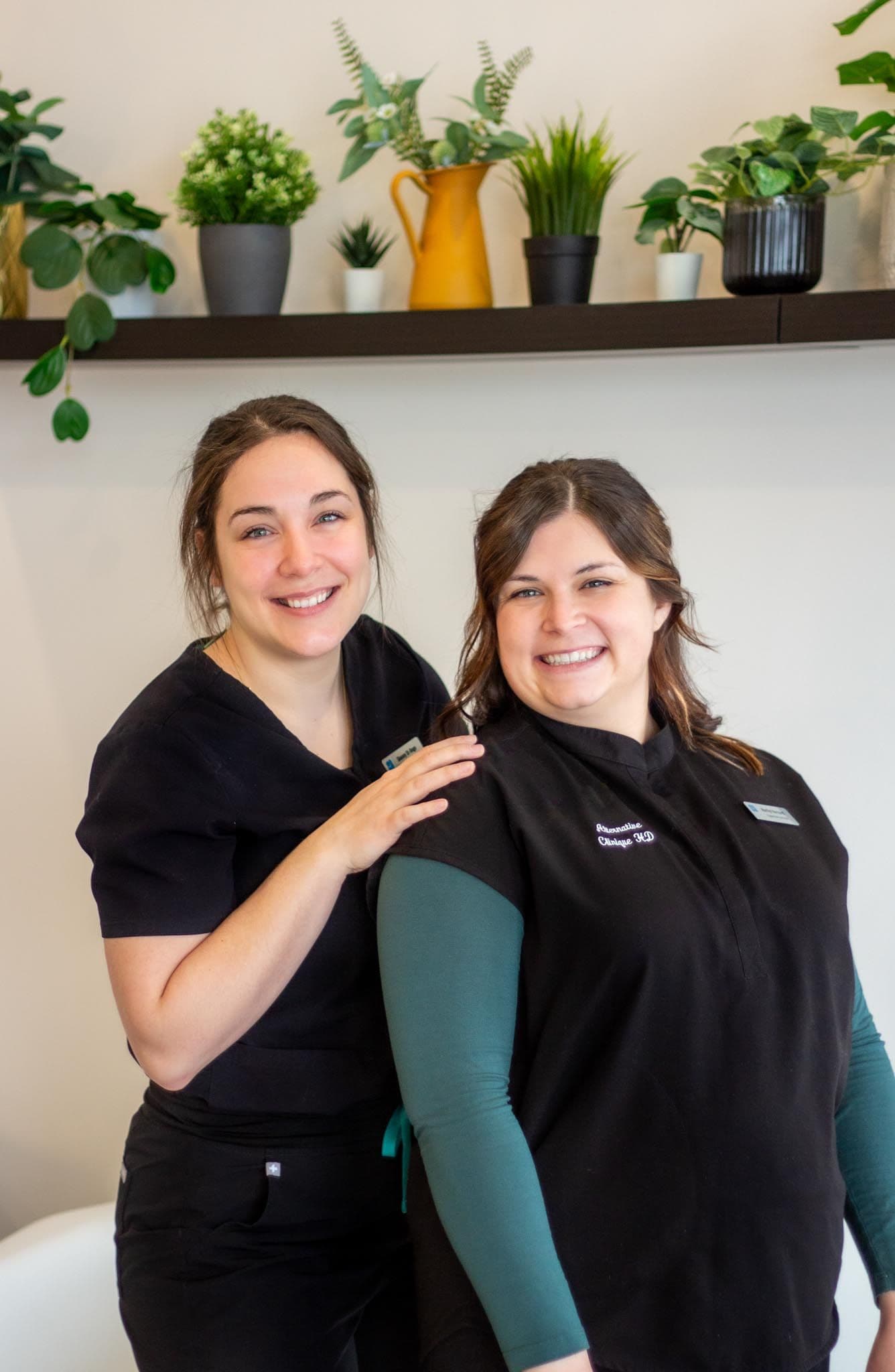 portrait femme hygieniste